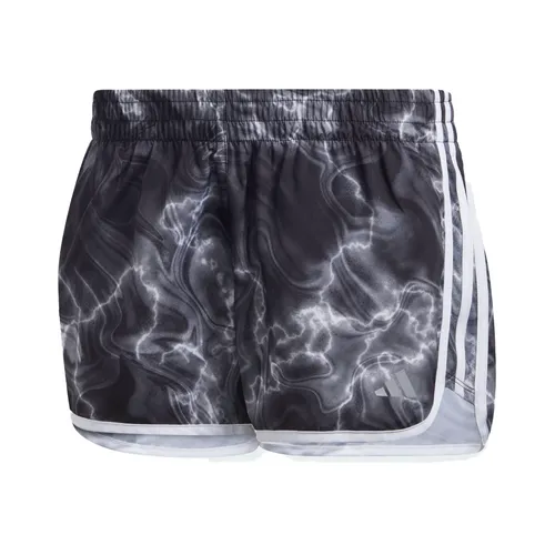 Quần Short Nữ Adidas Marathon 20 IL1665 Màu Trắng Đen Size 2XS 4in