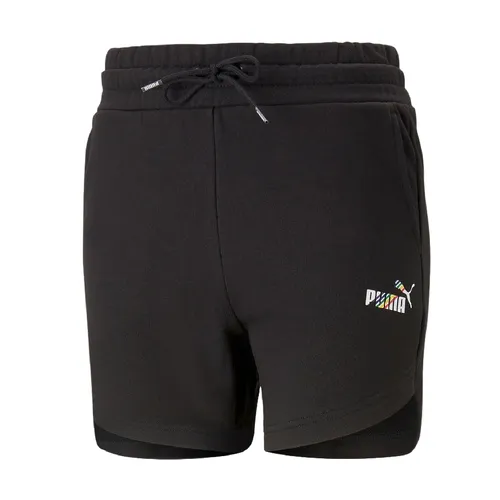 Quần Short Nữ Puma Love Is Love 67367401 Màu Đen - Thời trang - Vua Hàng Hiệu
