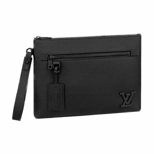 Túi xách Louis Vuitton Túi cầm tay - Túi Cầm Tay Nam Louis Vuitton LV Aerogram Ipad Pouch Black M69837 Màu Đen - Vua Hàng Hiệu