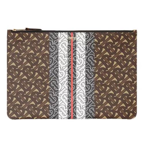 Túi Cầm Tay Unisex Burberry Monogram Handbag Multicolor 8025173 Màu Nâu Vàng