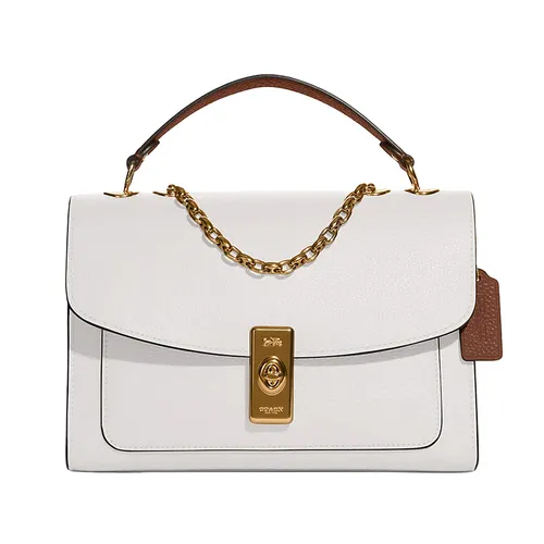Túi Đeo Chéo Nữ Coach Lane Shoulder Bag C8594 Màu Trắng Kem - Túi xách - Vua Hàng Hiệu
