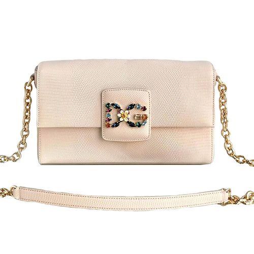Túi Đeo Chéo Nữ Dolce & Gabbana D&G Shoulder Bag Màu Hồng Nhạt
