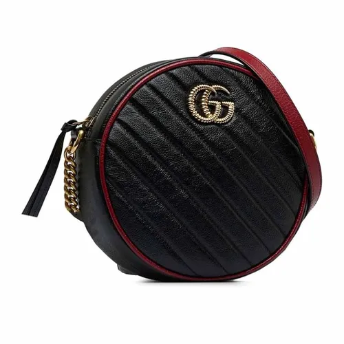Túi Đeo Chéo Nữ Gucci Pre-Owned Mini Torchon Crossbody Bag 6AA04GLHH2LNOJC5 Màu Đen