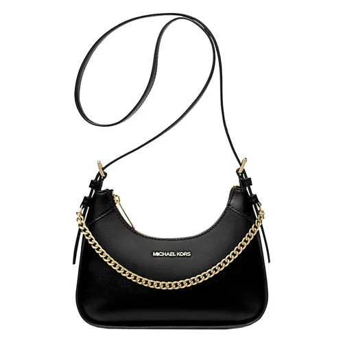 Túi Đeo Chéo Nữ Michael Kors MK Wilma Small Leather Crossbody Bag 35H3G3WC5L Màu Đen - Túi xách - Vua Hàng Hiệu