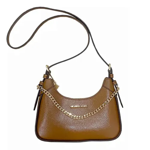 Túi Đeo Chéo Nữ Michael Kors MK Wilma Small Leather Crossbody Bag Màu Nâu