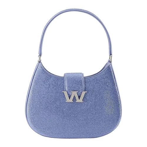 Túi Đeo Vai Nữ Alexander Wang Legacy Small Crystal Hobo Bag Màu Xanh Tím - Túi xách - Vua Hàng Hiệu