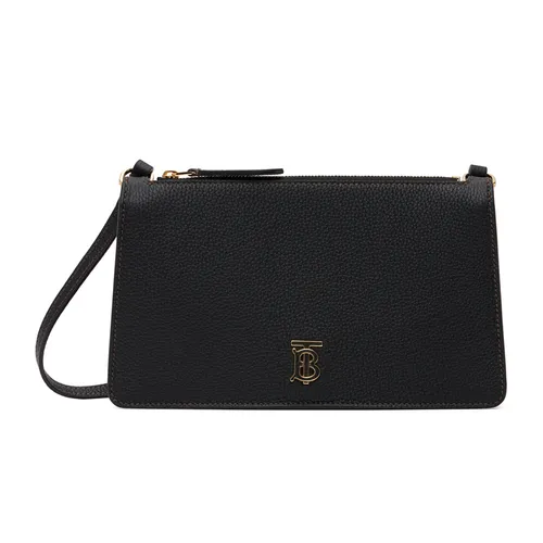 Túi xách - Túi Đeo Vai Nữ Burberry Black Mini TB Shoulder Bag Màu Đen - Vua Hàng Hiệu