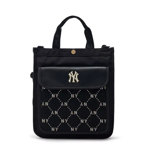 Túi xách - Túi Tote Trẻ Em MLB Jacquard Monogram Diamond New York Yankees 7AUBMD24N-50BKS Màu Đen - Vua Hàng Hiệu