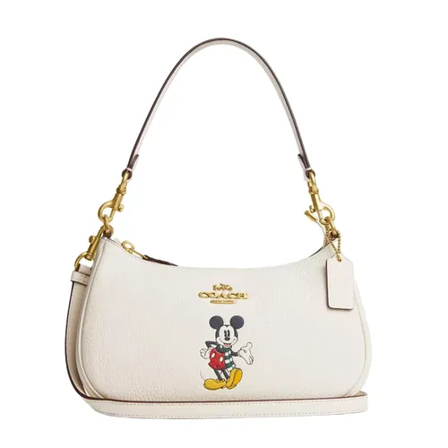 Túi Xách Nữ Coach Disney Teri Shoulder Bag With Mickey Mouse CM859 Màu Trắng