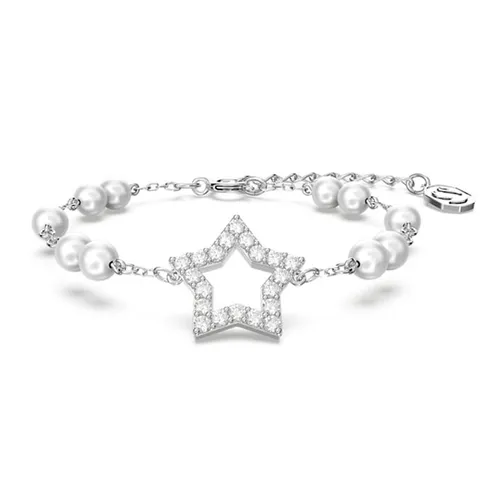 Vòng Đeo Tay Nữ Stella Bracelet Pavé, Star, White, Rhodium Plated 5645385 Màu Bạc Trắng - Trang sức - Vua Hàng Hiệu