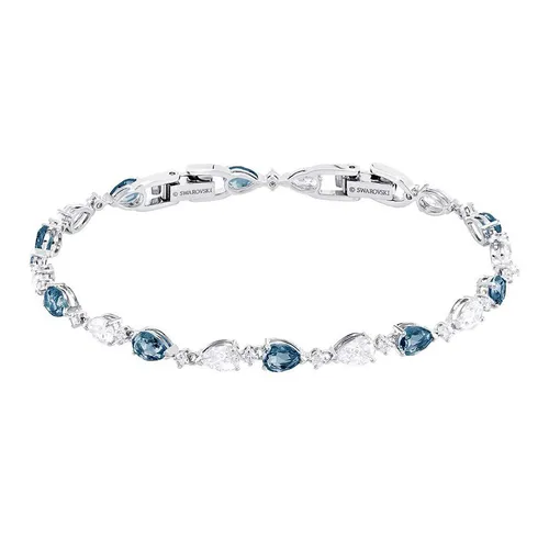Vòng Đeo Tay Nữ  Swarovski Vintage Bracelet, Blue, Rhodium Plated 5466882 Màu Xanh Bạc