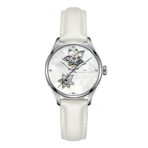 Hamilton - Đồng Hồ Nữ Hamilton Jazzmaster Open Heart H32115892 Màu Trắng - Vua Hàng Hiệu
