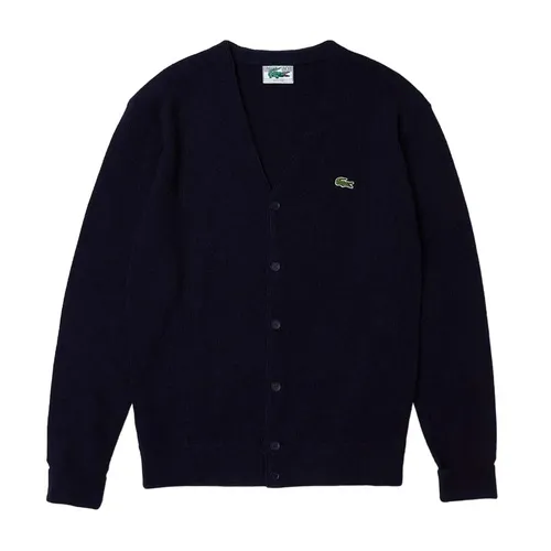 Thời trang Lacoste Cardigan - Áo Cardigan Nam Lacoste Men's Golf Màu Xanh Navy Size 3 - Vua Hàng Hiệu