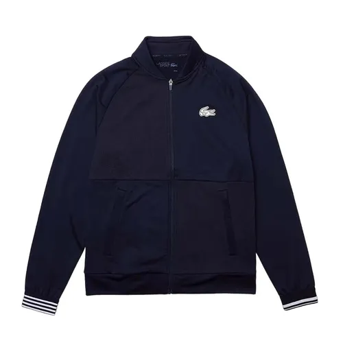 Lacoste Áo khoác Vải cao cấp Mỹ - Áo Khoác Nam Lacoste Men's Sport Technical Zip Sweatshirt Màu Xanh Navy Size 5 - Vua Hàng Hiệu