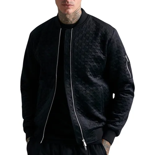 Boohooman - Áo Khoác Nam Boohooman BMM23954 Màu Đen Size S - Vua Hàng Hiệu