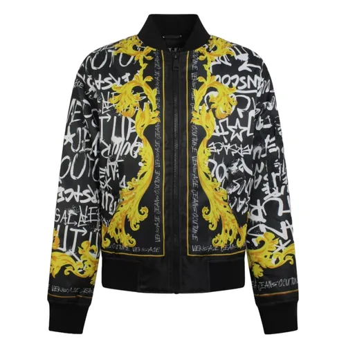 Áo Khoác Nam Versace Jeans Couture Black With Pattern Printed 75GASD01 CQS73 G89 Phối Màu