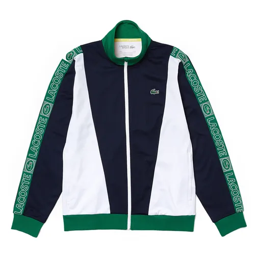 Áo Khoác Nỉ Lacoste Men's Sport Branded Bands Colorblock Zip-Up Jacket SH0860-51 Màu Xanh/Trắng Size 3 - Thời trang - Vua Hàng Hiệu