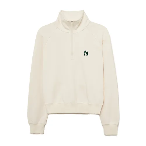 Áo Khoác Nữ MLB New York Yankees 3FMTG0234-50CRD Màu Kem