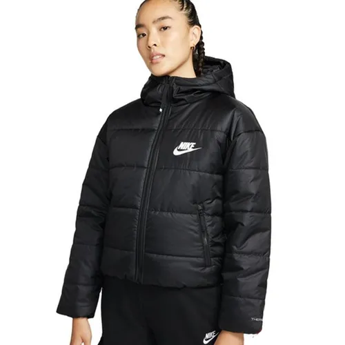 Nike Áo khoác - Áo Khoác Phao Nữ Nike NSW Therma FIT Repel Women's Hooded Jacket DJ6996-010 Màu Đen Size L - Vua Hàng Hiệu