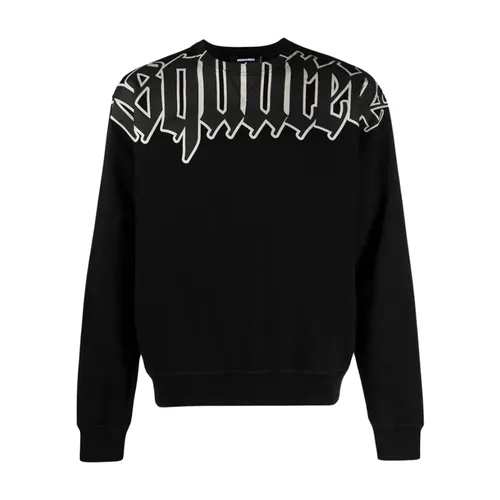 Áo Nỉ Nam Dsquared2 Sweater S74GU0761S25551900 Màu Đen Size XS