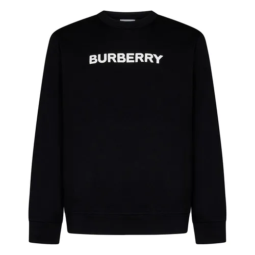 Áo Nỉ Sweater Burberry Logo Sweatshirt 8068805 Màu Đen Size M