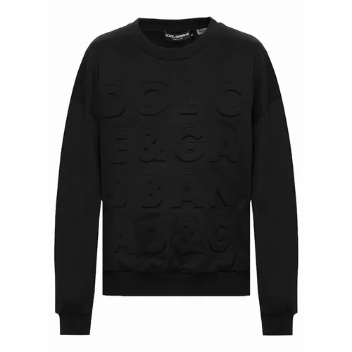 Áo Nỉ Sweater Nam Dolce & Gabbana D&G  Sweatshirt G9QI2T Màu Đen Size S