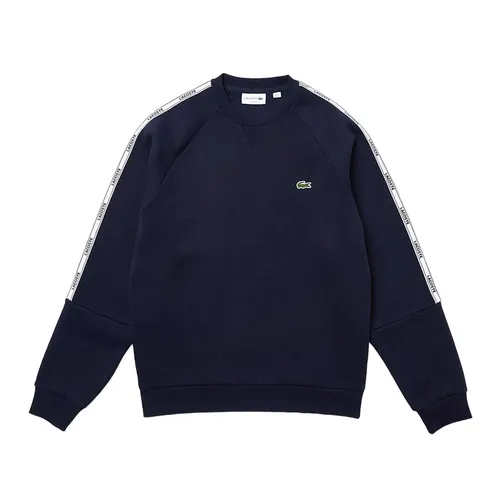 Áo Nỉ Sweater Nam Lacoste Men's Branded Bands Crew Neck Cotton Fleece Sweatshirt SH1213 166 Màu Xanh Navy Size 2 - Thời trang - Vua Hàng Hiệu
