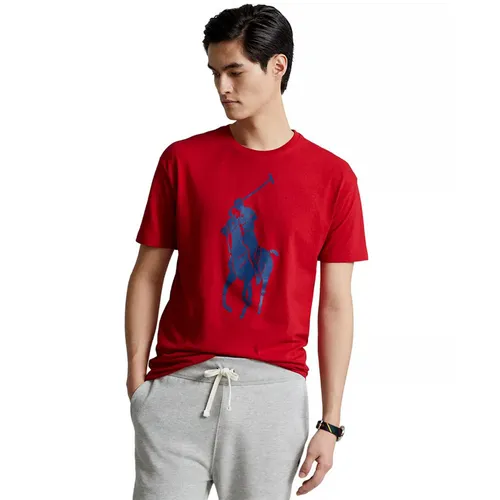 Áo Phông Nam Ralph Lauren 710866982014 GB02 Tshirt Màu Đỏ Size M