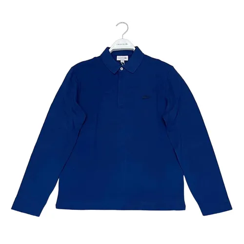 Áo Polo Dài Tay Nam Lacoste Long Sleeve Piqué Polo Màu Xanh Navy Size 3 - Thời trang - Vua Hàng Hiệu