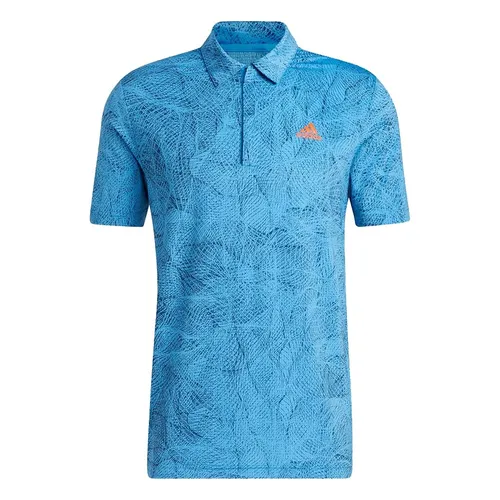 Thời trang Áo Polo Vải cao cấp Đức - Áo Polo Nam Adidas Motion Print Golf HF6506 Màu Xanh Size XS - Vua Hàng Hiệu