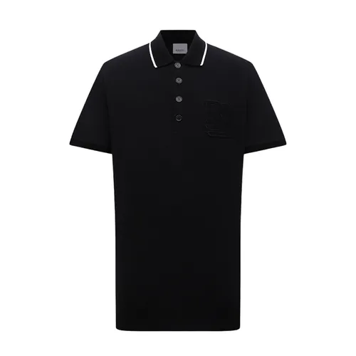 Áo Polo Nam Burberry 8045489 Màu Đen Size S