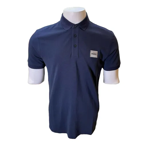 Thời trang Áo Polo Vải cao cấp Đức - Áo Polo Nam Hugo Boss Logo Bạc 2HBG362324 Màu Xanh Navy Size S - Vua Hàng Hiệu