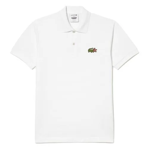Áo Polo Nam Lacoste x Netflix Organic Cotton PH7057-10-VIJ Màu Trắng Size 4
