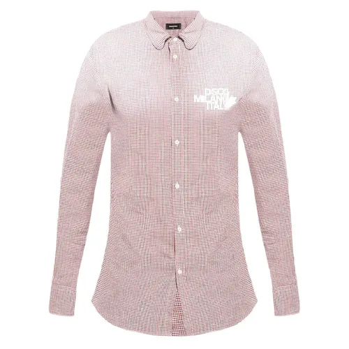 Áo Sơ Mi Nam Dsquared2 Checked With Logo Printed S71DM0509 S52967 Phối Màu
