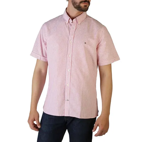 Thời trang Tommy Hilfiger Áo sơ mi - Áo Sơ Mi Nam Tommy Hilfiger Men's Shirt XM0XM01601_0KS Màu Hồng Size S - Vua Hàng Hiệu
