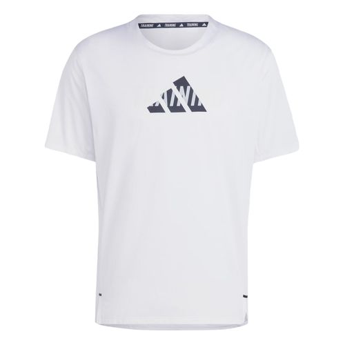 Áo Thun Nam Adidas TShirt Workout TShirt Graphic Designed For Movement IL1389 Màu Trắng Size XS