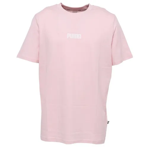 Puma - Áo Thun Nam Puma Short Sleeve Tshirt Modern Basics Salmon Pink 847407 Màu Hồng - Vua Hàng Hiệu