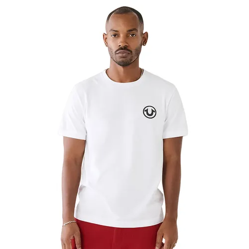 Áo Thun Nam True Religion Logo Đen Có Viền 107815 - TB01 Màu Trắng Size S - Thời trang - Vua Hàng Hiệu
