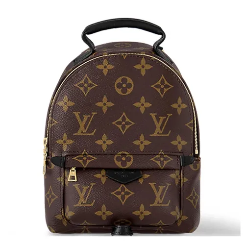 Túi xách Louis Vuitton Balo - Balo Nữ Louis Vuitton LV Palm Springs Mini M44873 Màu Nâu Đen - Vua Hàng Hiệu