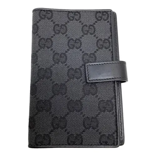 Bìa Sổ Gucci Vintage Màu Đen
