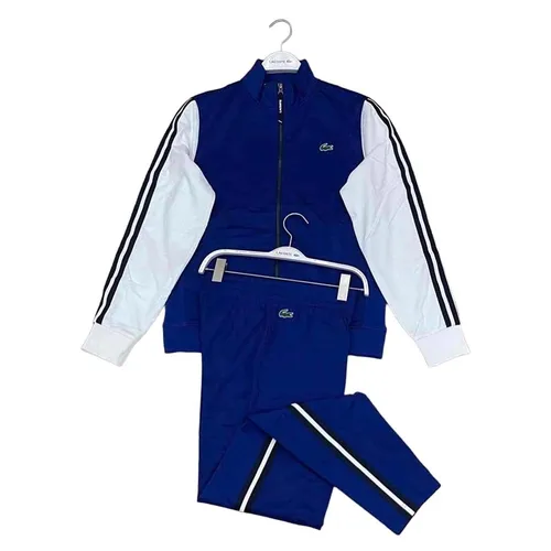 Thời trang - Bộ Quần Áo Dài Tay Lacoste Sport Two-Tone Technical Piqué Zip Sweatshirt Màu Trắng - Xanh Size 3 - Vua Hàng Hiệu