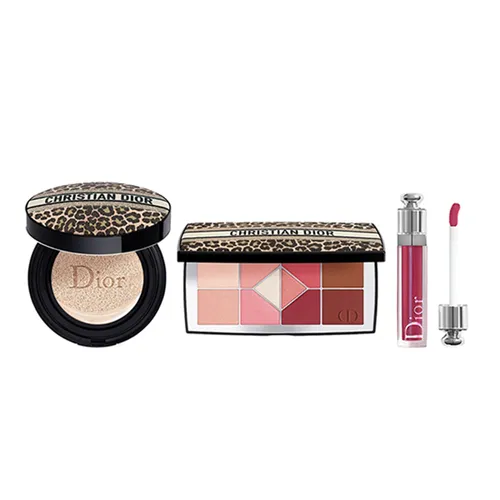 Combo 3 Món Phấn Nước Dior Forever Couture Perfect Cushion Mitzah Tone 0N + Phấn Mắt Diorshow 10 Couleurs Eye Mitzah + Son Dưỡng Addict Stellar Gloss 874 Shiny-D - Mỹ phẩm - Vua Hàng Hiệu