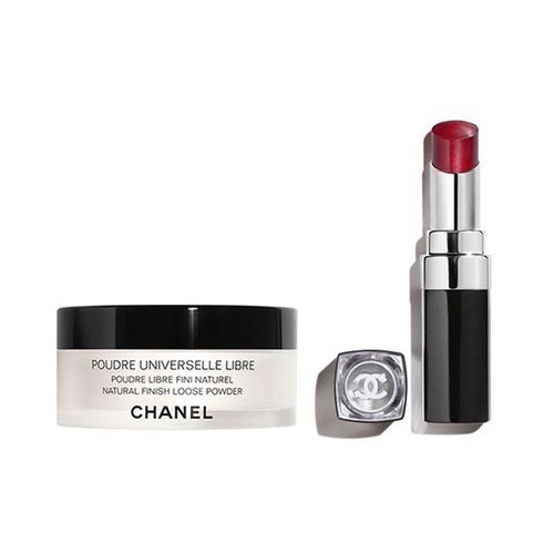 Combo Trang Điểm Chanel Poudre Universelle Libre + Rouge Coco Bloom 140 Alive 2 Món