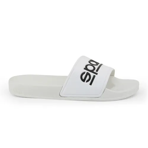 Giày Cao su - Dép Nam Sparco Slides FORTALEZA_WHITE Màu Trắng Size 40 - Vua Hàng Hiệu