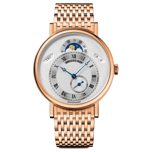 Đồng Hồ Breguet Classique Day Date Moonphase 7337BR/1E/RV0 Màu Vàng Hồng