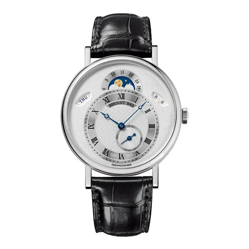 Đồng Hồ Nam Breguet Classique Day Date Moonphase Watch 7337BB/1E/9V6 Màu Trắng