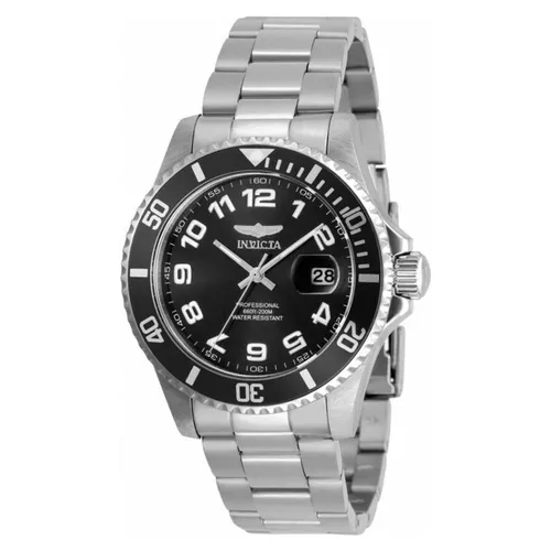 Đồng hồ - Đồng Hồ Nam Invicta Pro Diver Quartz Black Dial Stainless Steel Men Watch 30690 Màu Đen Bạc - Vua Hàng Hiệu