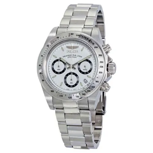 Invicta Dây kim loại - Đồng Hồ Nam Invicta Speedway 9211 40mm Màu Bạc Trắng - Vua Hàng Hiệu