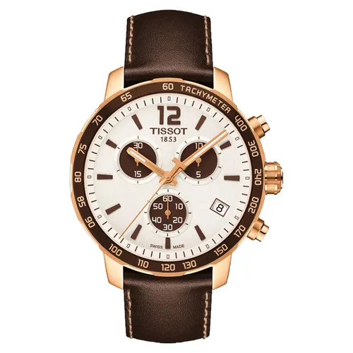 Đồng Hồ Nam Tissot Quickster T095.417.36.037.01 Màu Nâu Trắng - Đồng hồ - Vua Hàng Hiệu