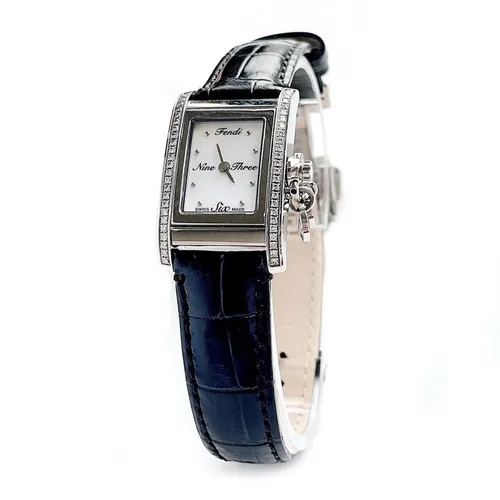Đồng Hồ Nữ Fendi Diamond Lady Watch Màu Đen Bạc - Đồng hồ - Vua Hàng Hiệu